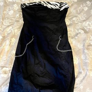 y2k dress with chains